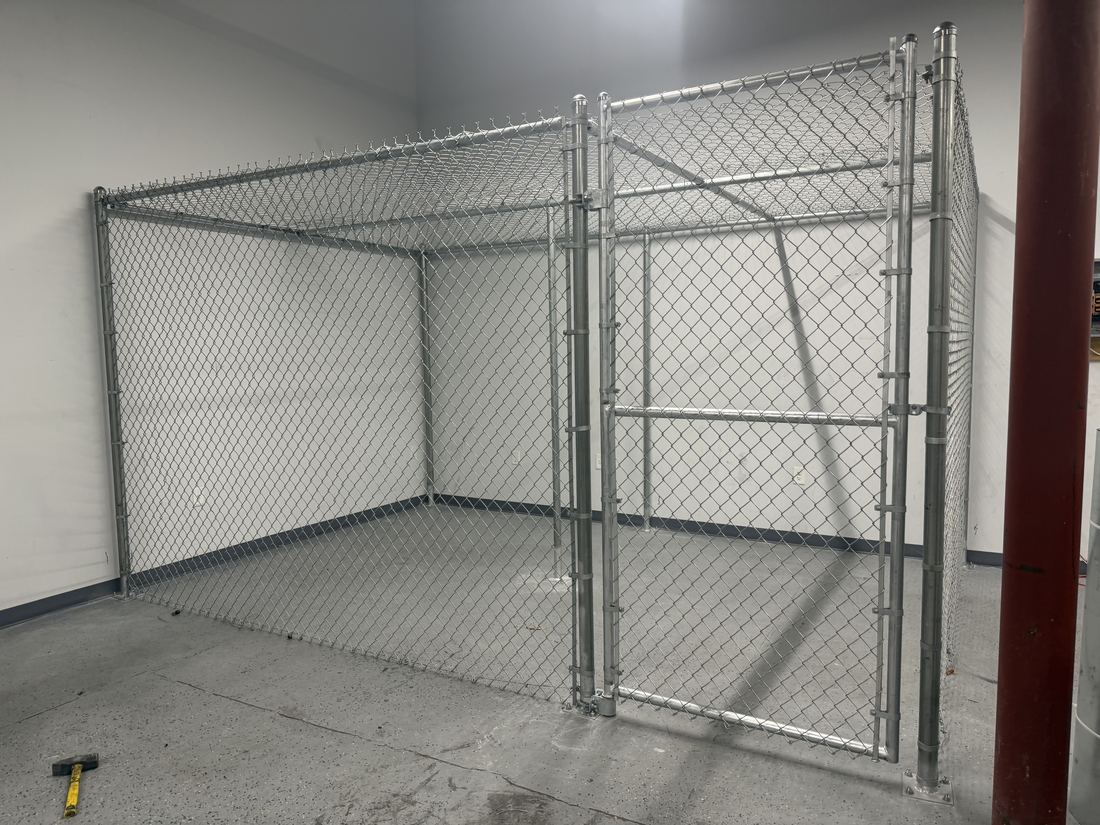 Indoor cage galvanized