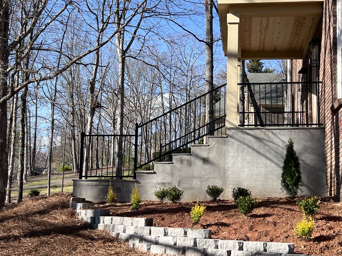 Steel railing