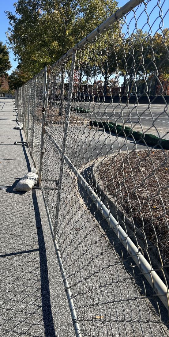 Temporary fence panel rental