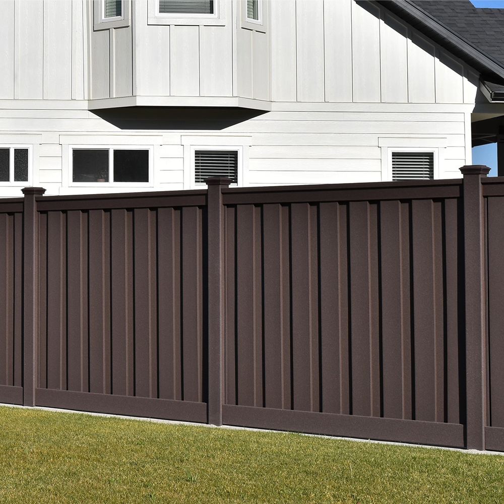 Trex Seclusions vertical composite privacy fence