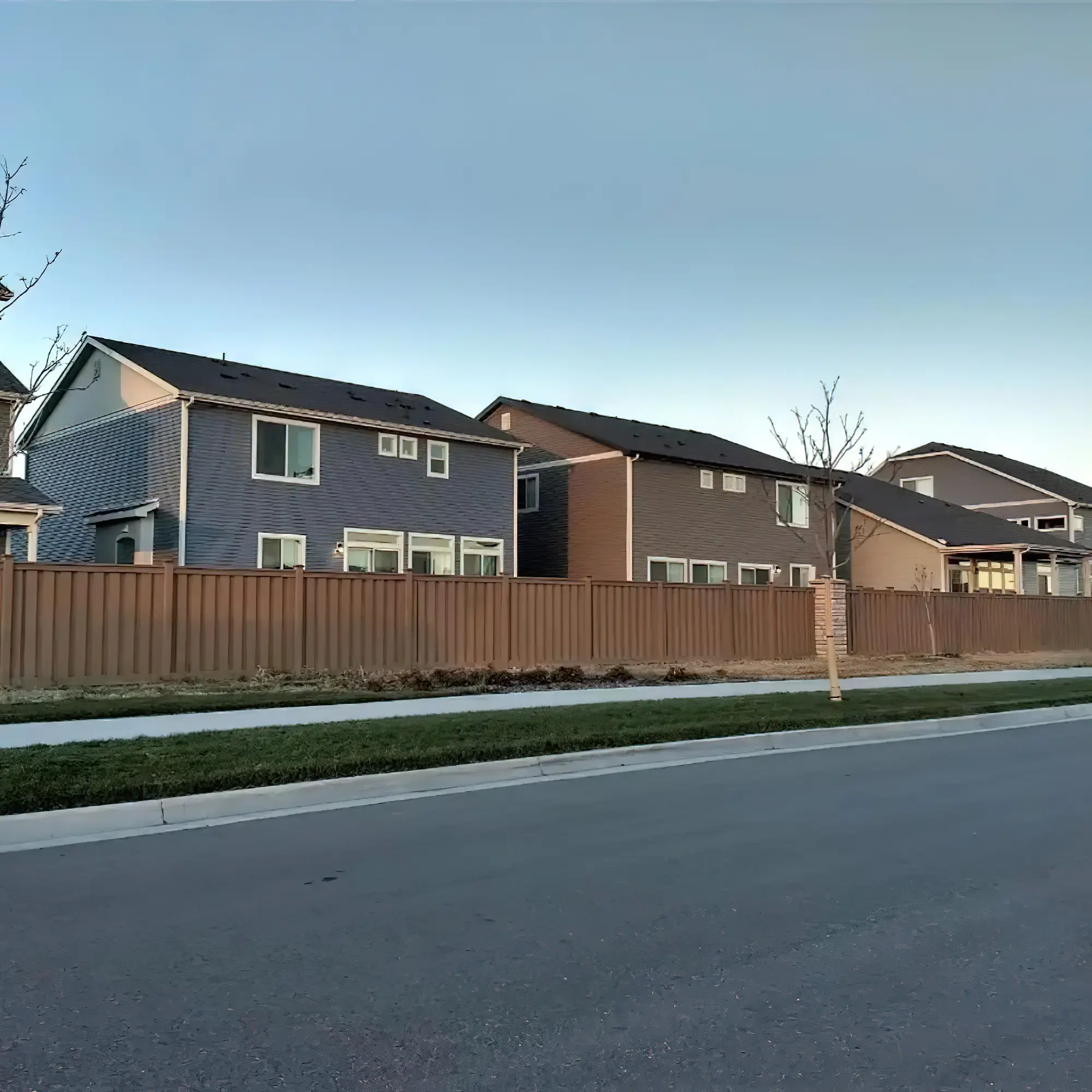 Trex Seclusions composite privacy fence