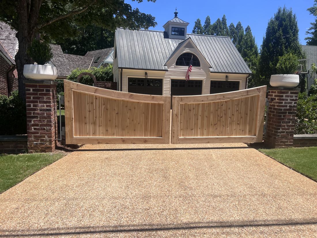 Wood custom double gate